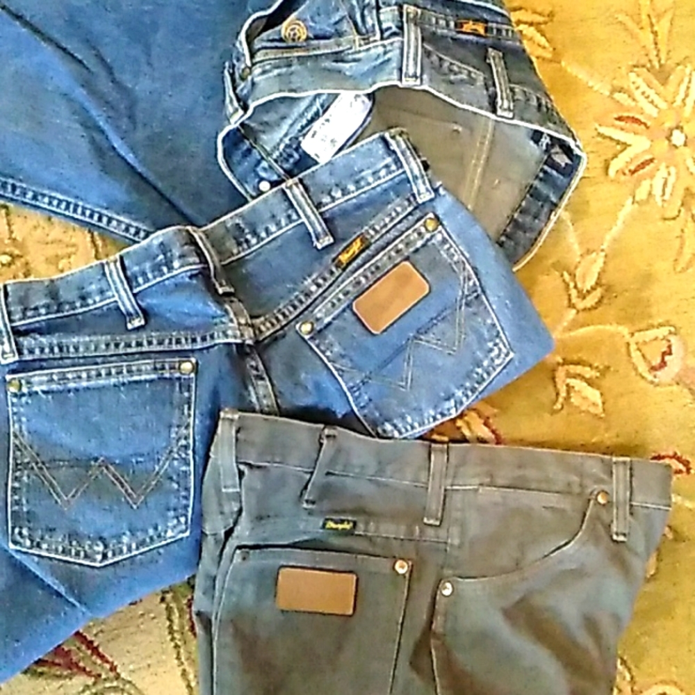 👖Wrangler High Rise Jeans 7 Regular - Picture 10 of 14